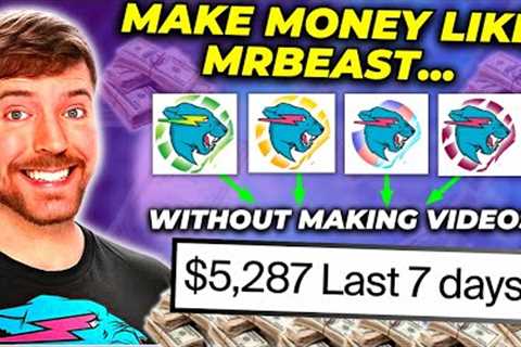 Make Money Online in 2024 Like MrBeast as a Complete Beginner ($400+Daily) Without Making Videos!