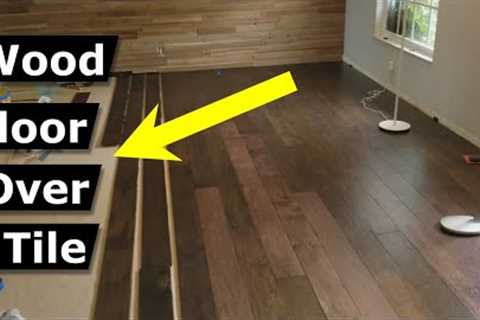 Install Hardwood Flooring Over Tile Floor Double Glue Down Method