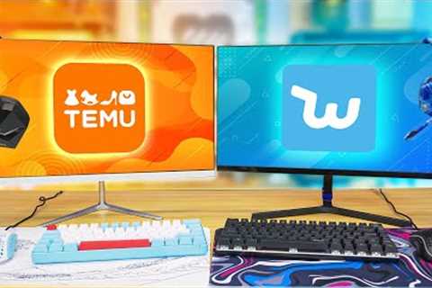 WISH vs TEMU Budget Gaming Setup Challenge!