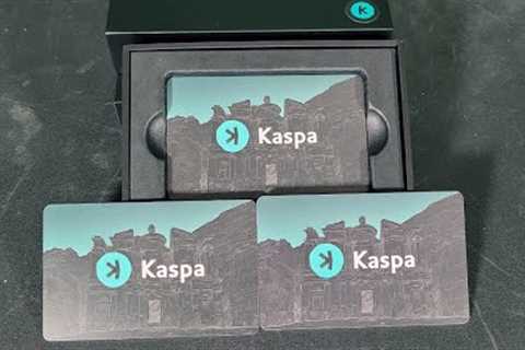 Tangem Hardware Wallet - KASPA EDITION Looks AWESOME!!