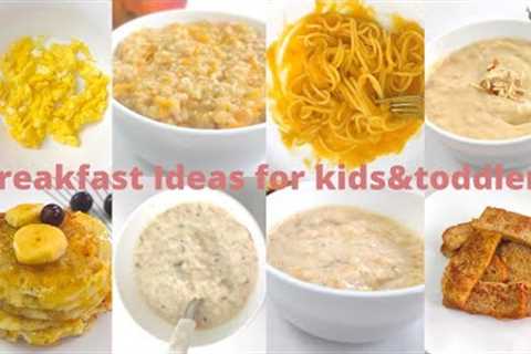 8 Breakfast recipes for babies, kids and toddlers (6month-3year) | weight gaining recipes for babies