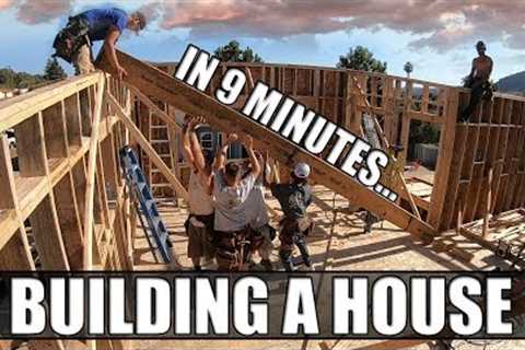Building A House In 9 Minutes: A Construction Time-Lapse
