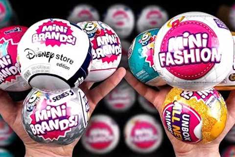 Opening 40 Balls of Every Series of Mini Brands Released to Date