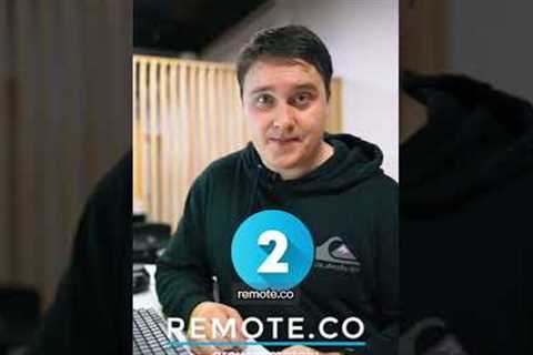 3 Places you can find a remote job 👩‍💻🌎 #technology #programming #career #wfh #productivity