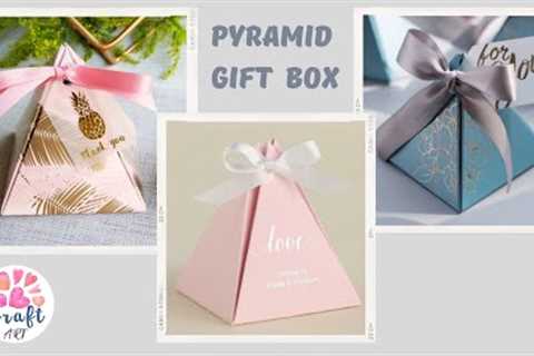Pyramid gift box / DIY gift wrapping / pyramid box