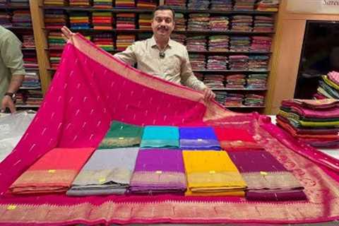 Bangalore Malleshwaram budget friendly gifting sarees &amp; Banarasi designer sarees with free..