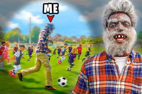 Undercover GRANDPA Plays Football Prank