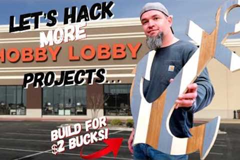 8 More Hobby Lobby Woodworking Projects - Low Cost High Profit - Make Money Woodworking (Episode 16)