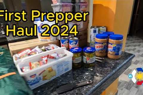 Prepper Pantry  - 2024 First load of preps and food