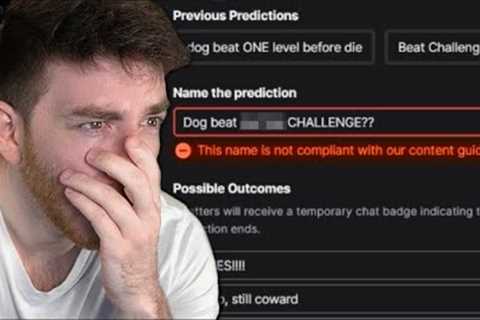 How DougDoug broke twitch TOS with a prediction