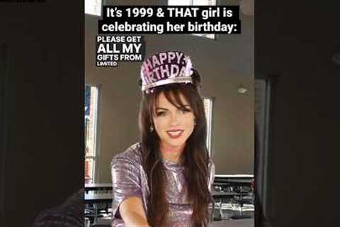 #90skids birthday memories: Morning announcements, McDonalds parties &amp; shiny pencil gifts..