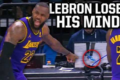 LeBron James loses his mind when he sees the replay, a breakdown