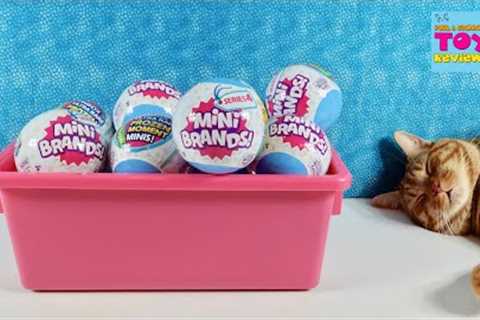 Mini Brands Series 4 Blind Bag Capsule Miniatures Unboxing Review | PSToyReviews