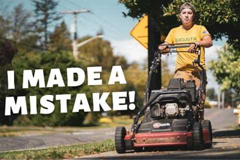 The 9 Mistakes I Made When Starting My Lawn Care Business! (SO YOU DON'T HAVE TOO)