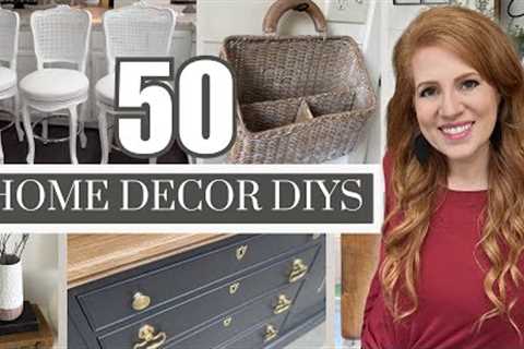 50 DIY HOME DECOR THRIFT FLIPS • AFFORDABLE DECORATING IDEAS