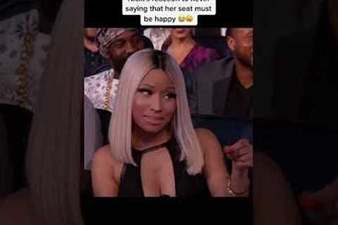 Nicki's reaction to Kevin Hart saying that her seat must be happy😂 #shorts