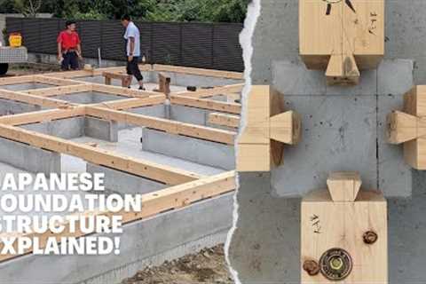 Japanese Foundation Structure Explained! - Dodai (土台) - Setting up the Dodai (Foundation Beams)