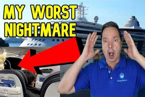 CRUISE NEWS - WORLD CRUISE DRAMA, DOOR FLYS OFF DURING FLIGHT