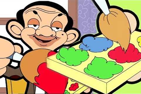 Painting Bean | Funny Clips | Cartoon World
