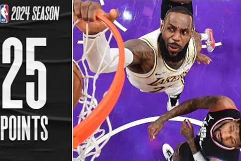 LeBron INSANE POSTER over PG 🔥 25 PTS Full Highlights vs Clippers