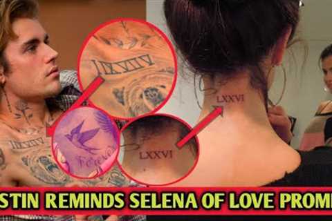 Inked with Love Justin Bieber's Tattoo Conceals a Romantic Message for Selena 1080p