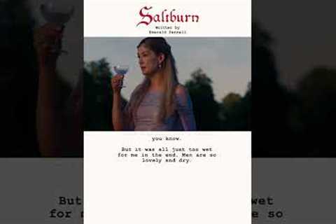 Oliver sounds GREAT on paper. | Saltburn