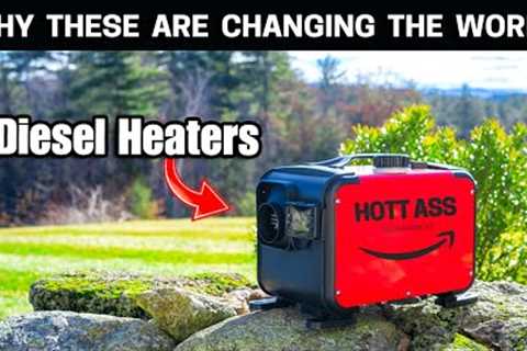 Heating my garage with a Diesel Heater - Only caught fire once!