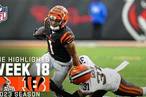 Cleveland Browns vs. Cincinnati Bengals | 2023 Week 18 Game Highlights