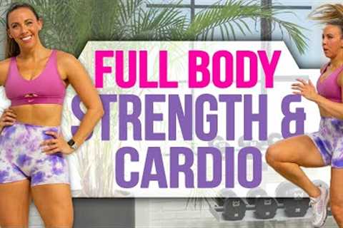 30 Minute Full Body Dumbbell Workout | Strength &amp; Cardio | All Levels | BREAKTHROUGH - DAY 1