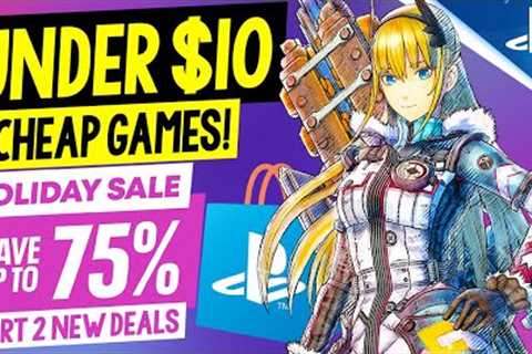 11 AMAZING PSN Game Deals UNDER $10! PSN HOLIDAY SALE PART 2 CHEAP PS4/PS5 Games to Buy on Sale!