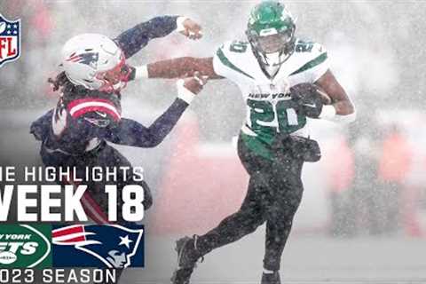 New York Jets vs. New England Patriots | 2023 Week 18 Game Highlights
