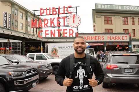 It's Travel Day to Seattle on Delta for our Alaska Cruise | Pike Place Market &amp; The First..