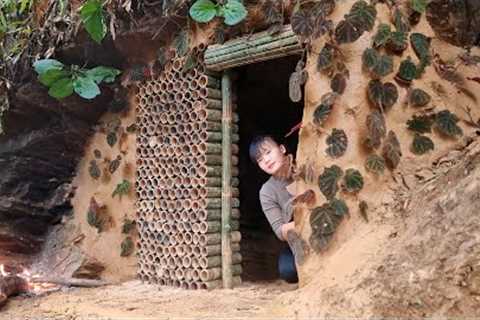Survival, skills to build shelters in the forest, wild forest beauty