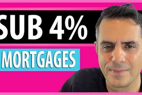 Mortgage Rates Just Dropped Below 4% - Here's How You Can Take Advantage Of It