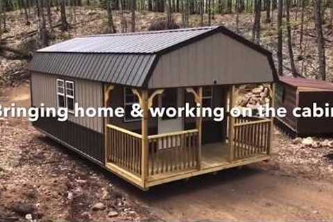Wiring the cabin for solar &amp; generator #karlsoffthegrid #wiringacabin..