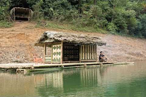 Complete Kitchen and Bamboo Walls for River Shelter | EP.318