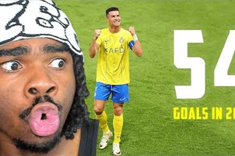American Reacts to Cristiano Ronaldo ALL 54 GOALS in 2023