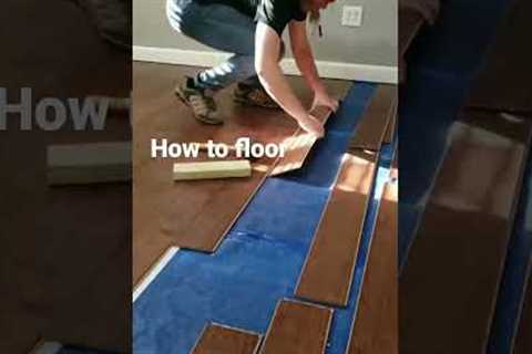 how to lay engineered hardwood flooring - installation tutorial - floor renovation tongue and groove