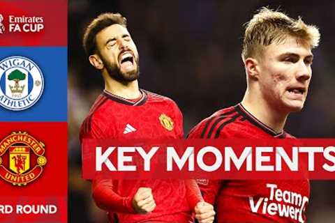 Wigan Athletic v Manchester United | Key Moments | Third Round | Emirates FA Cup 2023-24
