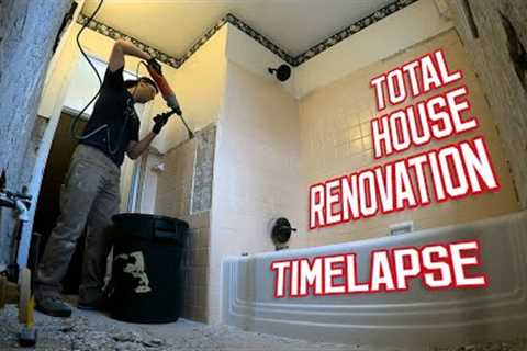 Total House Renovation from Start to Finish | Before and After | TIMELAPSE