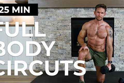25 Min Full Body Dumbbell Workout at Home [Build Strength, Burn Fat]
