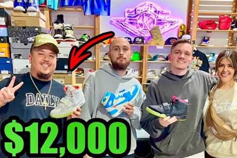 Spending $12,000 At A Sneaker Store In Miami!