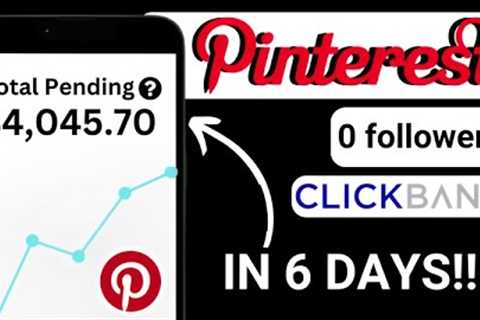 Lazy $4,000/Week Pinterest Affiliate Marketing Tutorial for Beginners (2024)