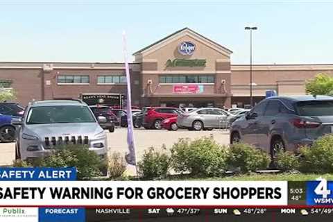 Safety warning for grocery shoppers