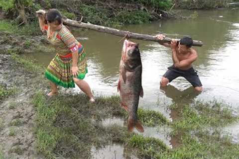 Top Video Primitive: Catching Big Fish Selectively - Living Bushcraft, Cooking
