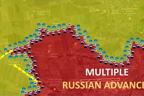 Multiple Russian Advances l Russia Storms Pervomaiske