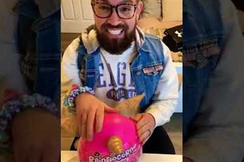 Cadence unboxing a toy for her YT channel!