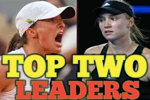 Elena Rybakina And Swiatek Tied Up On  Same Points In WTA Race After The First Week Of 2024 Season