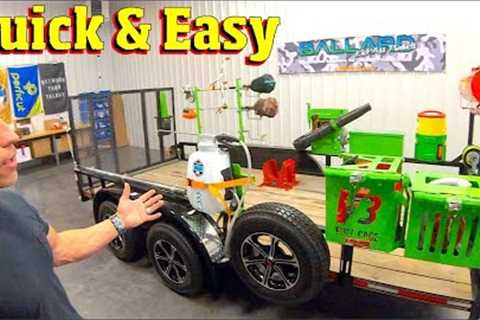 Putting a Lawn care trailer together