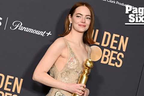 Emma Stone jokingly calls Taylor Swift an ‘a–hole’ backstage at Golden Globes 2024